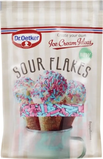 Dr. Oetker Sour Flakes strøssel