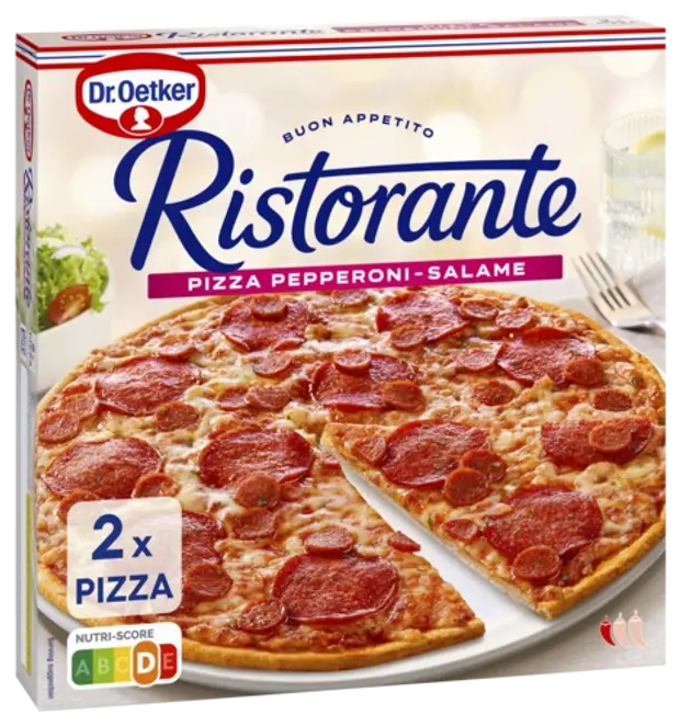 Dr. Oetker Ristorante Pepperoni-Salame 2pk