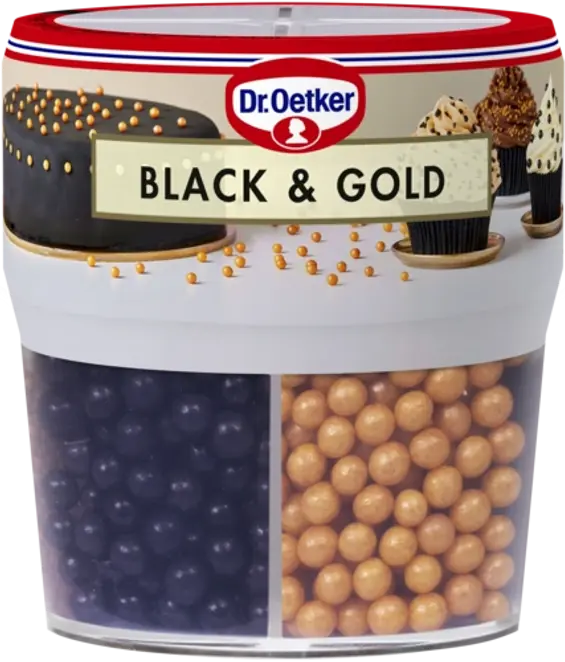 Dr. Oetker Black & Gold strøssel