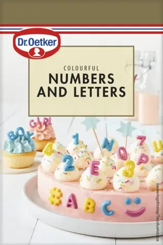 Dr. Oetker Colourful Numbers & Letters