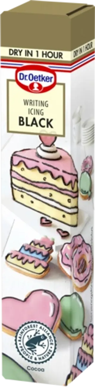Writing Icing Black