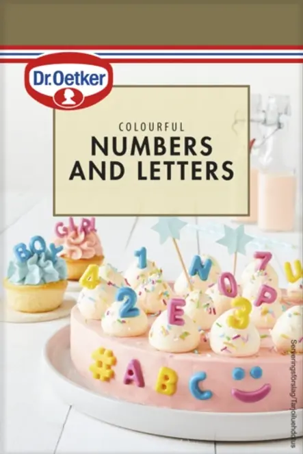 Dr. Oetker Colourful Numbers & Letters