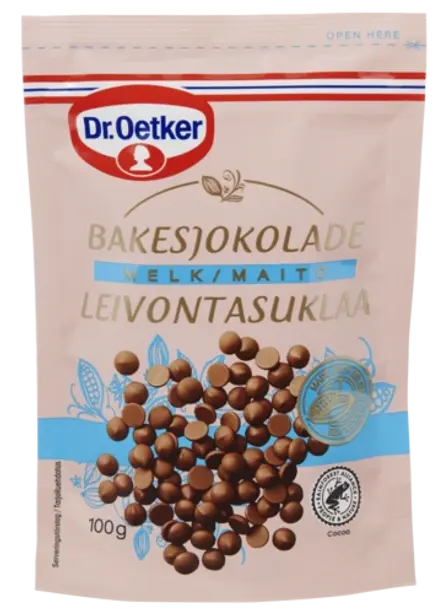 Dr. Oetker Bakesjokolade Melk