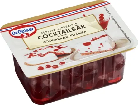 Dr. Oetker Røde Cocktailbær  (300g)