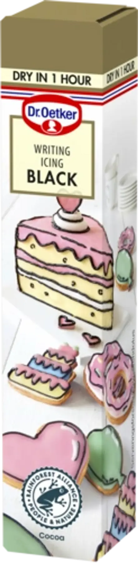 Writing Icing Black
