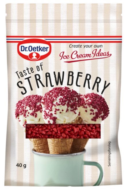 Dr. Oetker Strawberry Crunch Taste