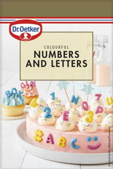 Dr. Oetker Colourful Numbers & Letters