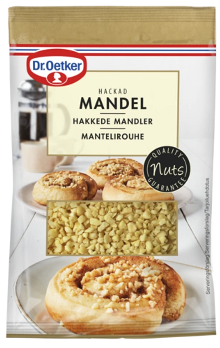 Dr. Oetker Hakkede Mandler (50 gram)