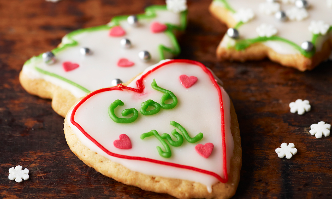 Christmas-cookies med dekor