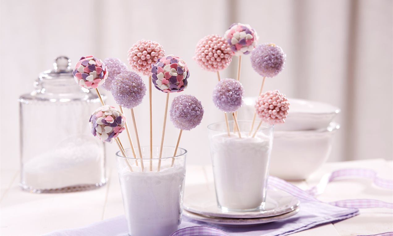 Fargerike cakepops